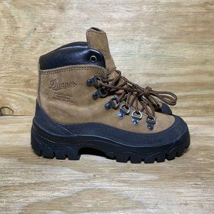 Danner Combat Hiker Womens Boots Size 6 Brown Black Trail Vibram Made In USA